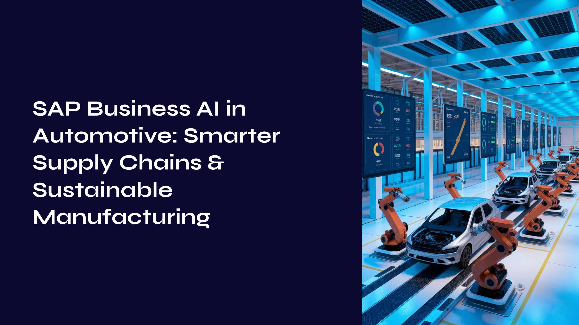 SAP Business AI in Automotive: Smarter Supply Chains & Sustainable Manufacturing